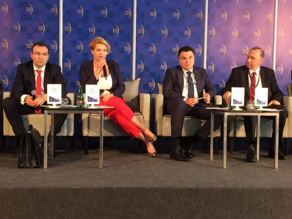 Julia Szopa podczas wydarzenia branżowego w Krynicy